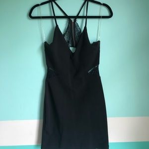 WET SEAL LACE BACK BODYCON DRESS ♡